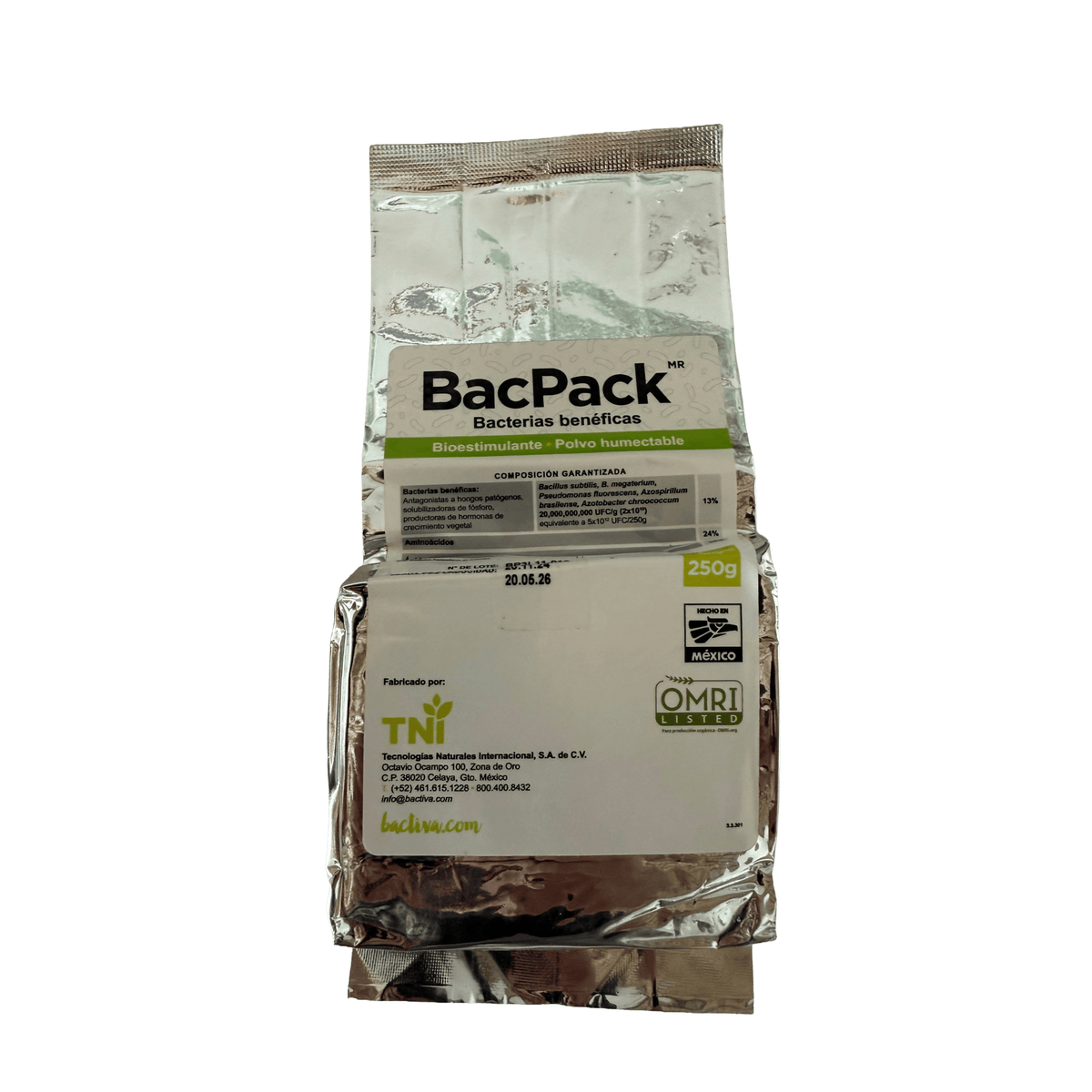 BacPack | Inoculante Biológico con Bacterias Benéficas | Entomopatógenos y Rizosféricos
