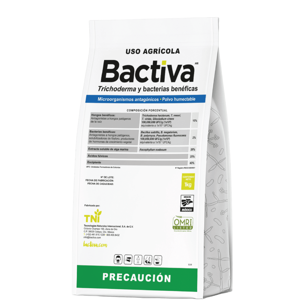Bactiva - Biofungicida de Amplio Espectro con Bacterias Benéficas