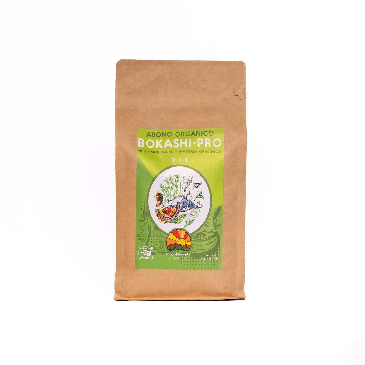 Bokashi Pro Abono Anaeróbico con Microorganismos Eficientes de Mountainside Orgánicos