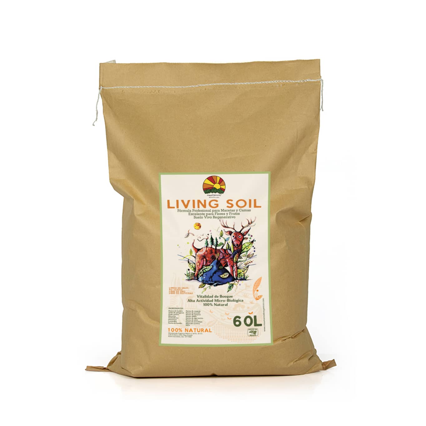 Living Soil (Suelo Vivo) de Mountainside Orgánicos - Formulación Científica