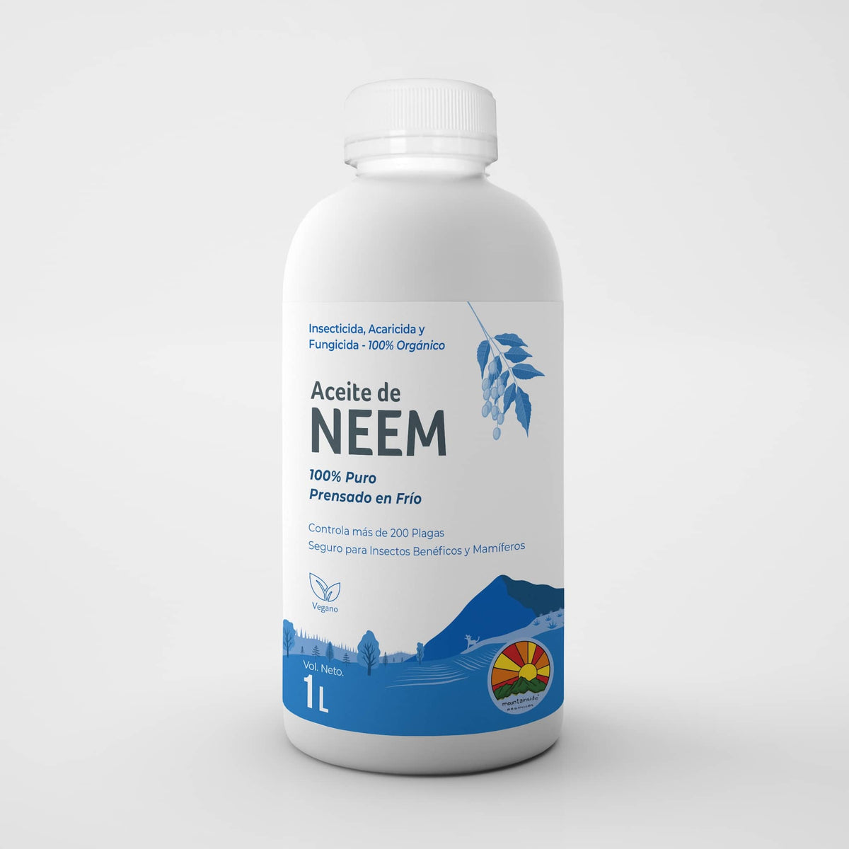 Aceite de Neem Orgánico Prensado en Frío 100% PURO