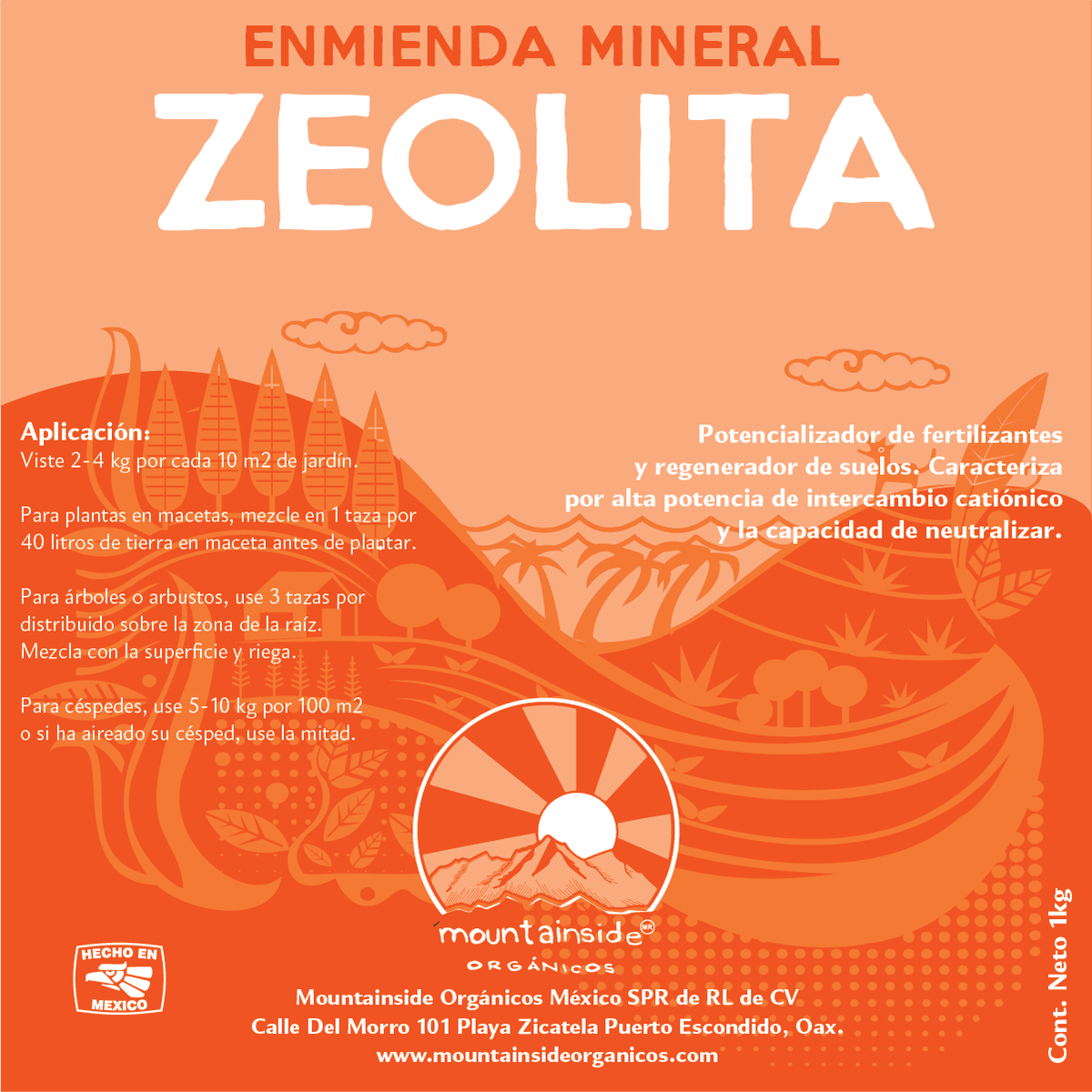 Zeolita Enmienda Mineral - Mountainside Orgánicos