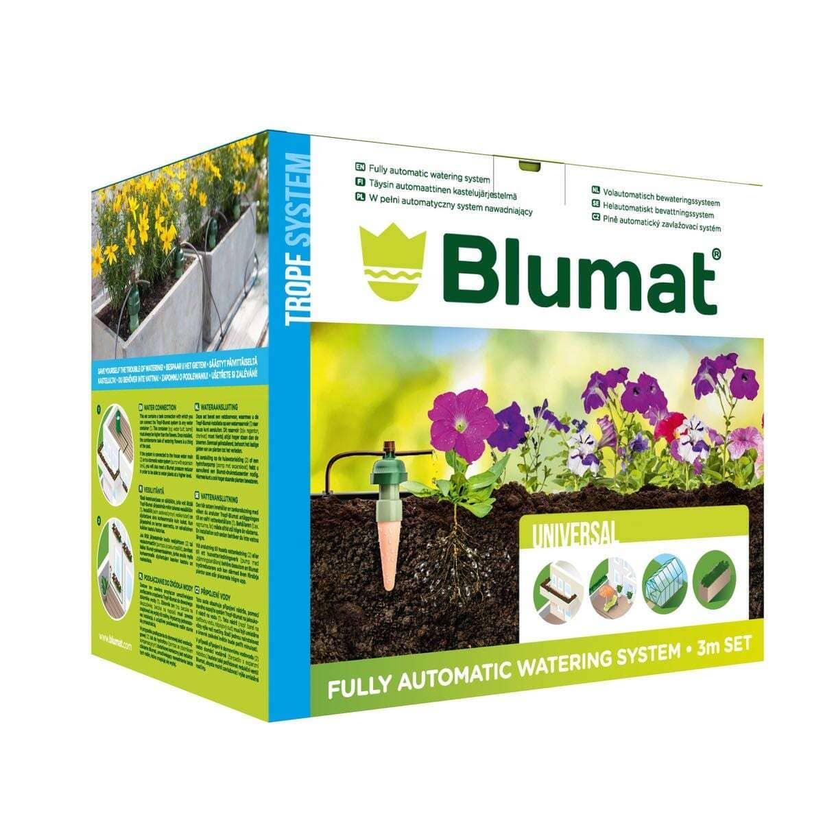 blumat kit de riego para 12 plantas en caja