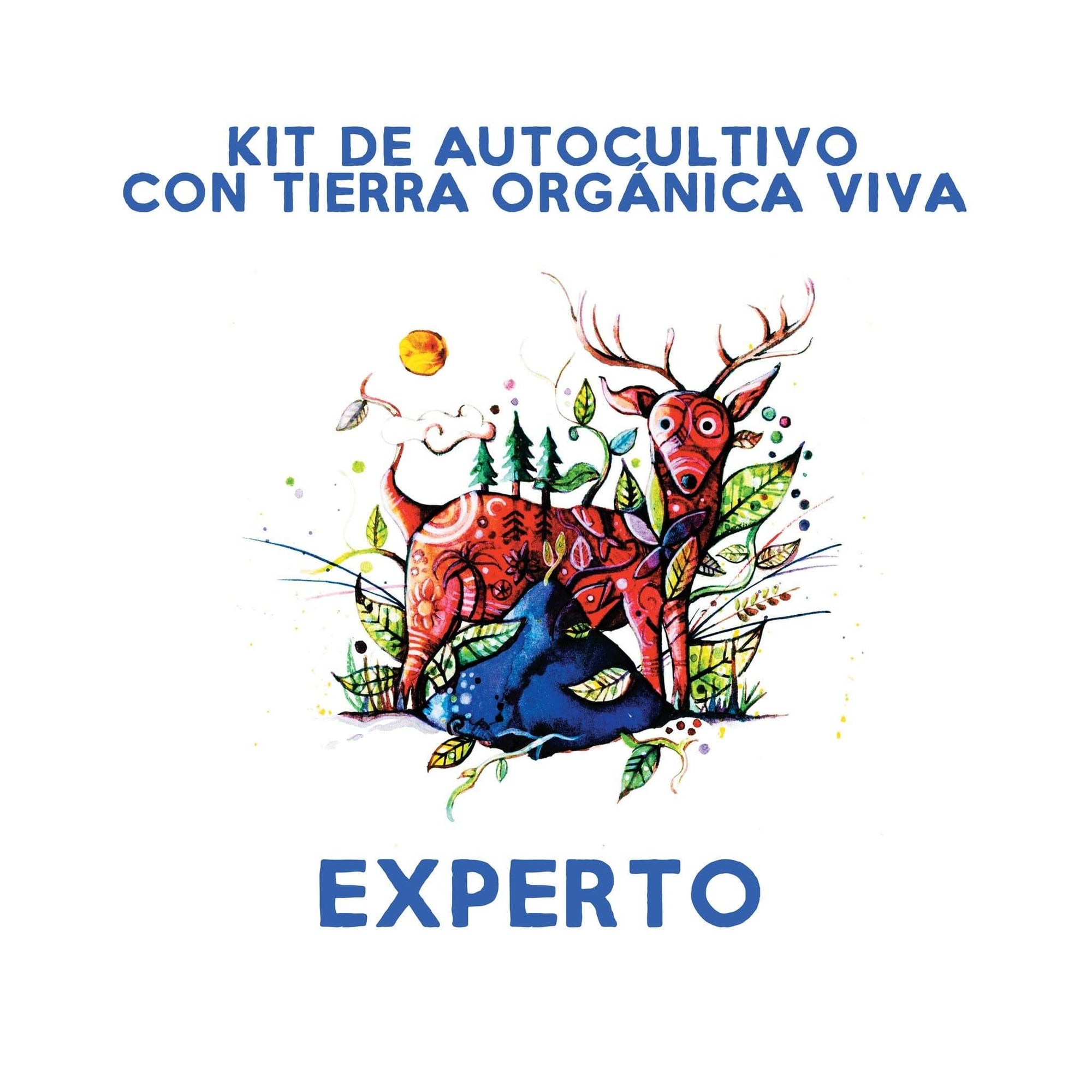 Kit de AutoCultivo Orgánico EXPERTO Pack con Living Soil (Suelo Vivo) - Mountainside Orgánicos