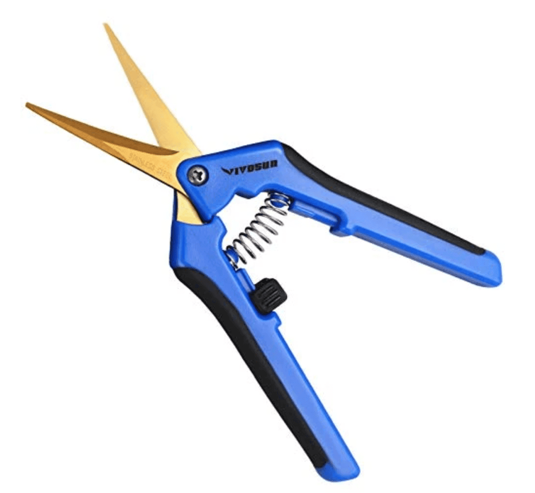 Tijeras de Podar y Jardinería Vivosun 6.5" de Curva con Cubrimiento de Titanio - Mountainside Orgánicos